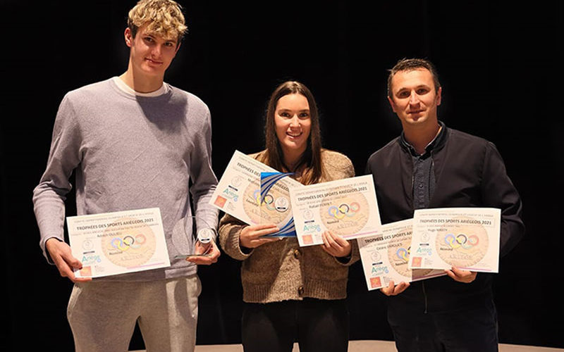 SGHBC. Mathilde Durrieu et Adrien Oulieu rayonnent aux Trophées des Sports Ariégeois.