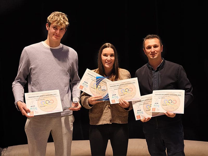 SGHBC. Mathilde Durrieu et Adrien Oulieu rayonnent aux Trophées des Sports Ariégeois.