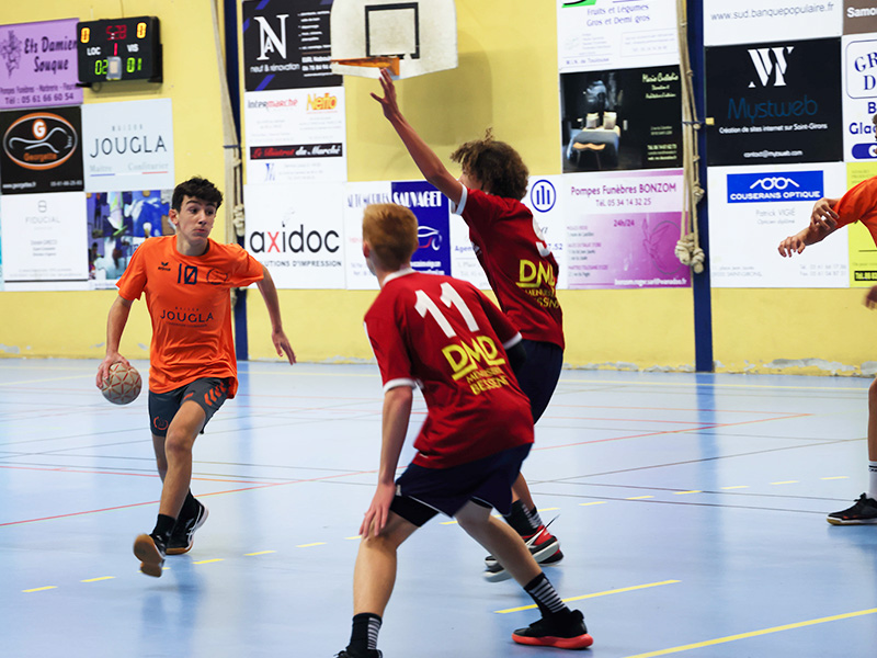 SGHBC. Chez les jeunes. Un dernier weekend mitigé pour les handballeurs.