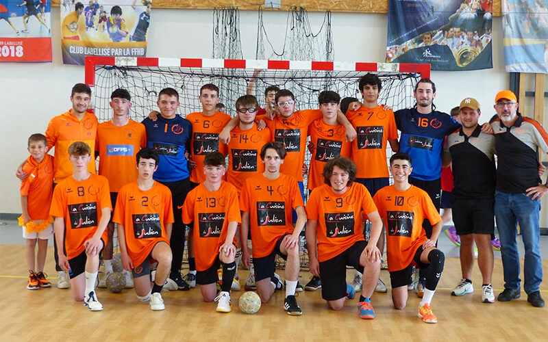 SGHBC. -18 ans masculins. Les Handballeurs Couserannais stoppent leur saison aux portes de la finale régionale.