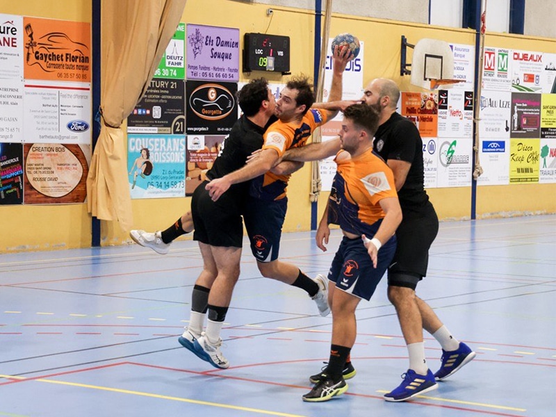 SGHBC. Excellence masculine. Le HBCP trop costaud pour Saint Girons.