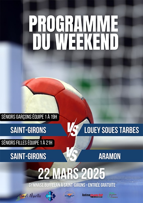 Programme SGHBC du Week-end