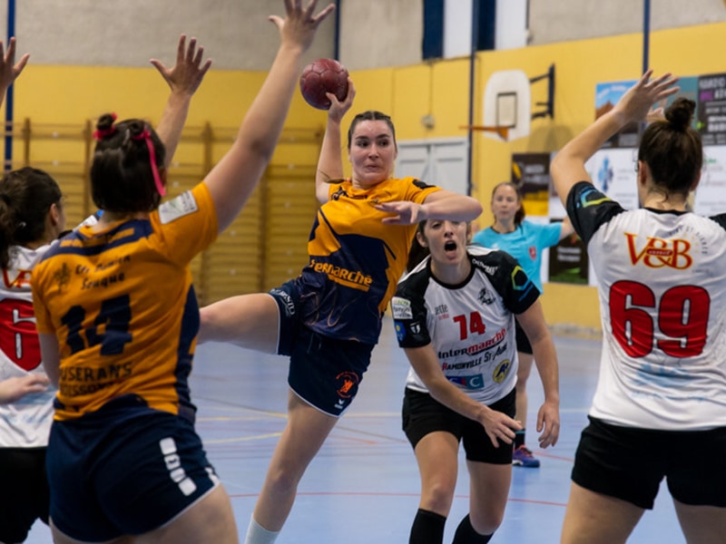 SGHBC. Nationale 3 Féminine. Les Couserannaises sur la route.