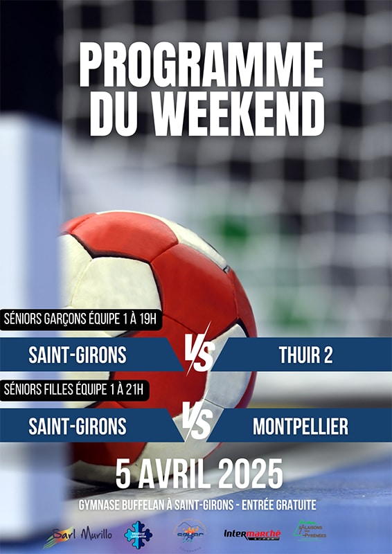 Programme SGHBC du Week-end