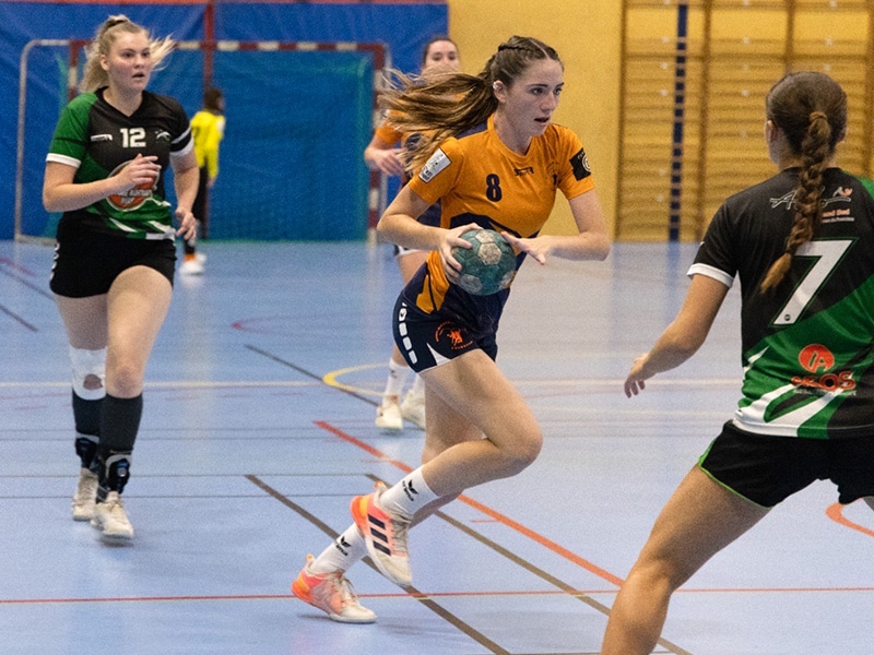 SGHBC. Nationale 3 Féminine. Les Couserannaises vaillantes à Vergeze.