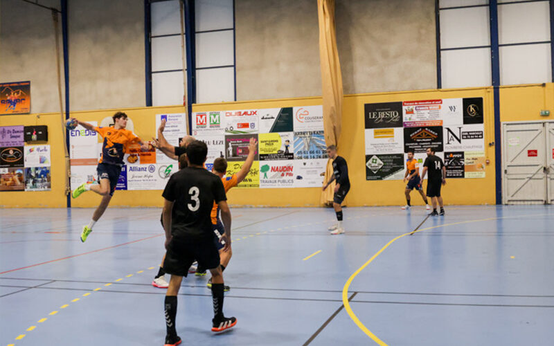 SGHBC. EXCELLENCE MASCULINE. LES SAINT GIRONNAIS BUTTENT SUR PINS JUSTARET.