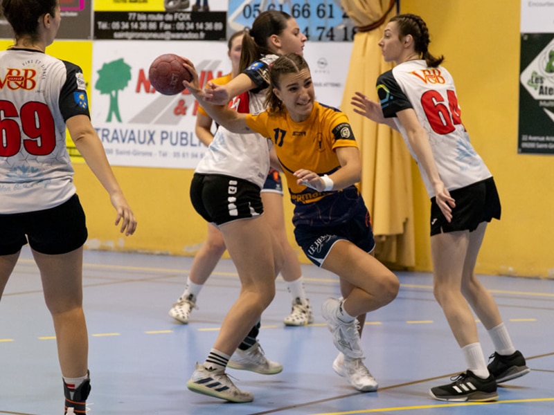 SGHBC. Prenationale féminine. Le SGHBC un peu trop juste à Pechbonnieu.