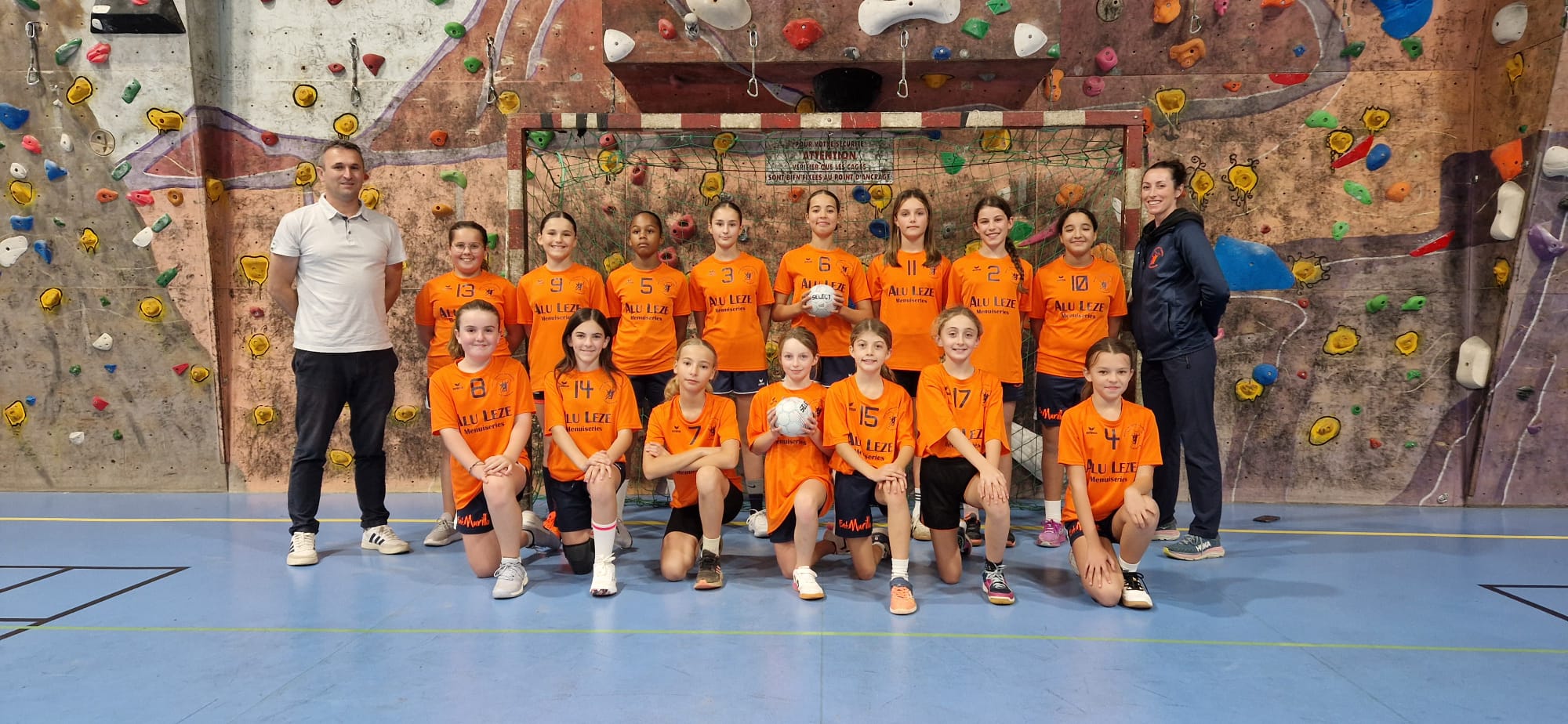 photo équipe 13 filles